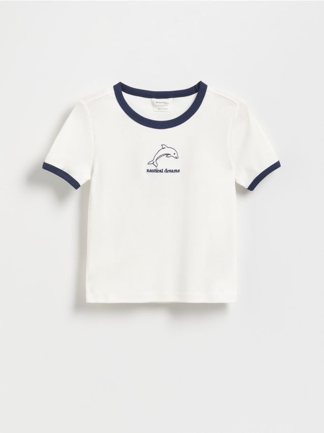 T-shirt with embroidery - RESERVED