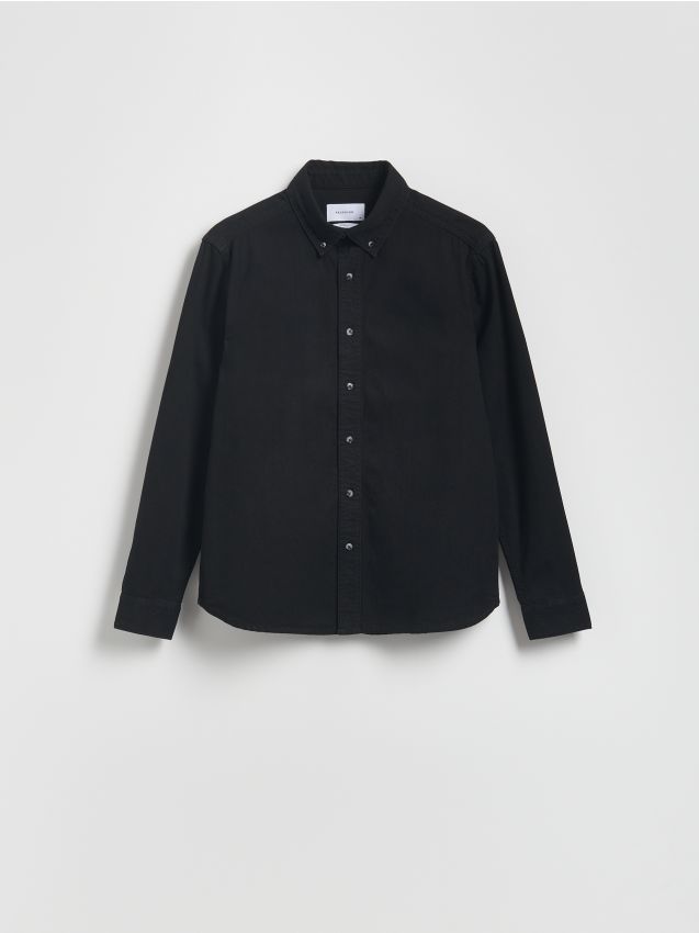 Regular fit denim shirt - RESERVED