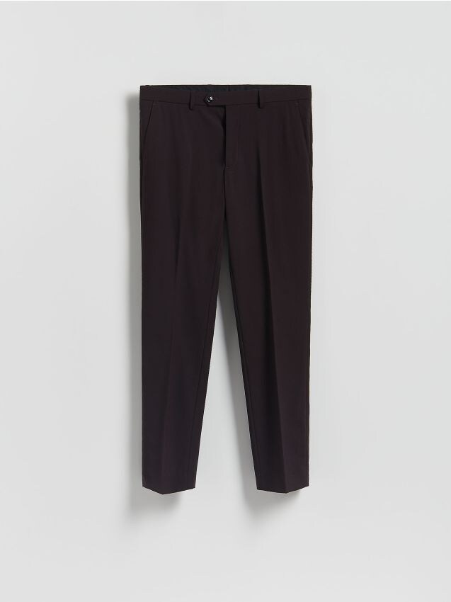 Reserved - Pantaloni clasici slim - mahon