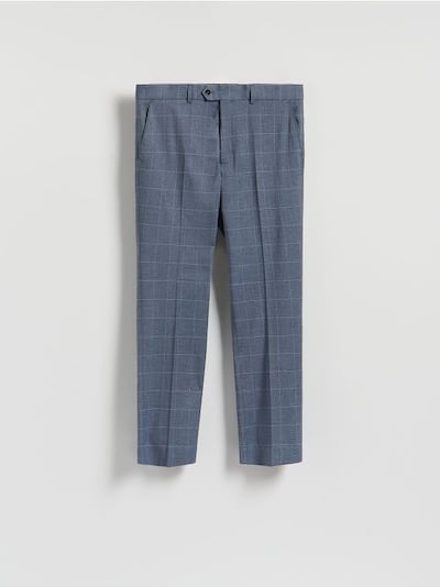Viscose rich suit trousers