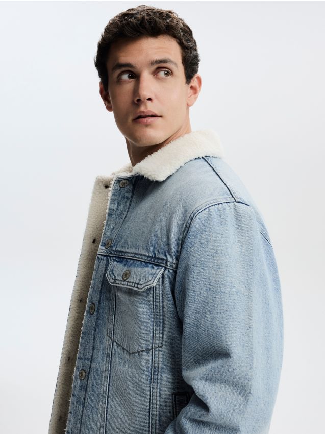 Denim sherpajack - RESERVED