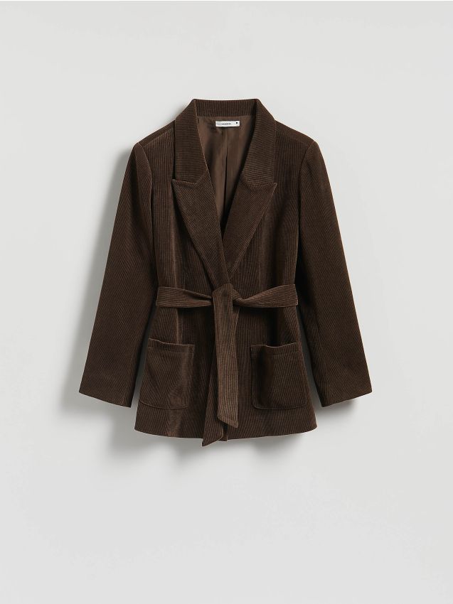 Reserved - LADIES` BLAZER - maro-închis