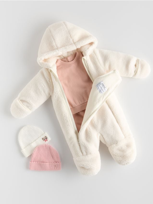 Reserved - BABIES` ROMPERS - crem