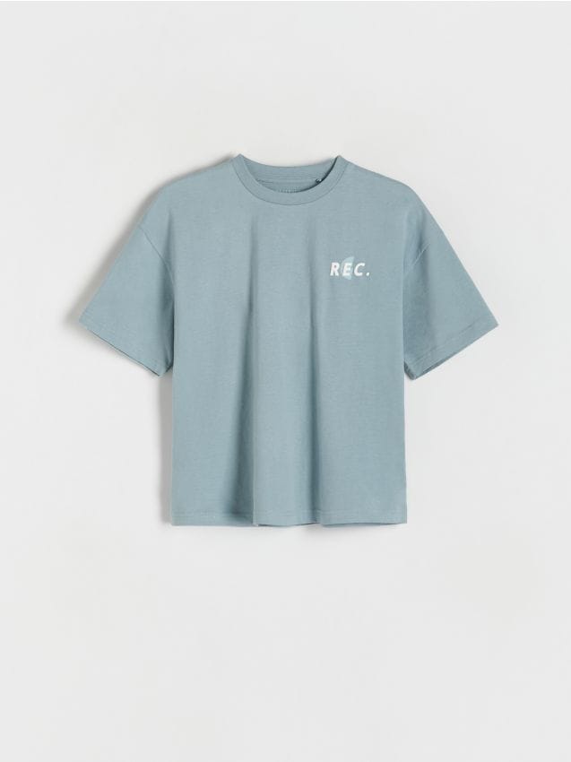 Reserved - t-shirt cu imprimeu - albastru