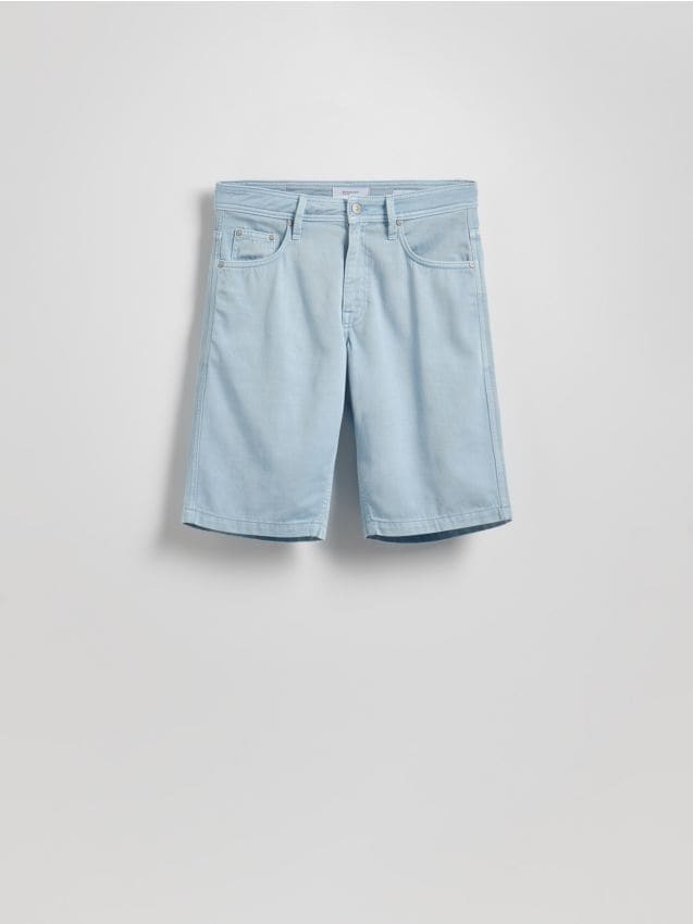 Reserved - Pantaloni scurți din denim cu adaos de Lyocell - albastru