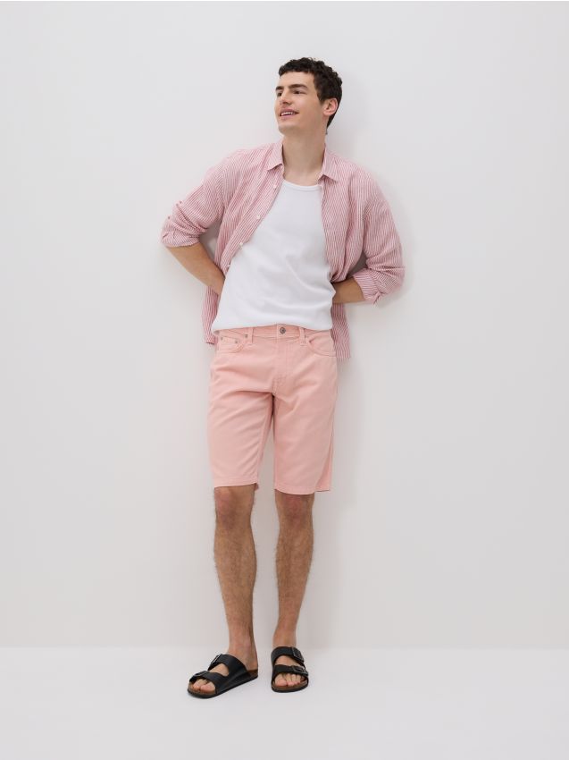 Denim shorts with lyocell blend - RESERVED