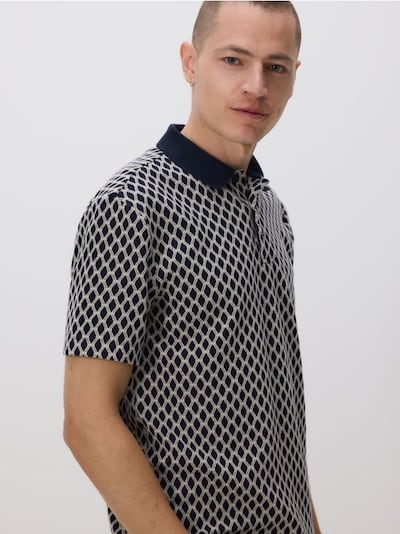 Tricou polo regular fit