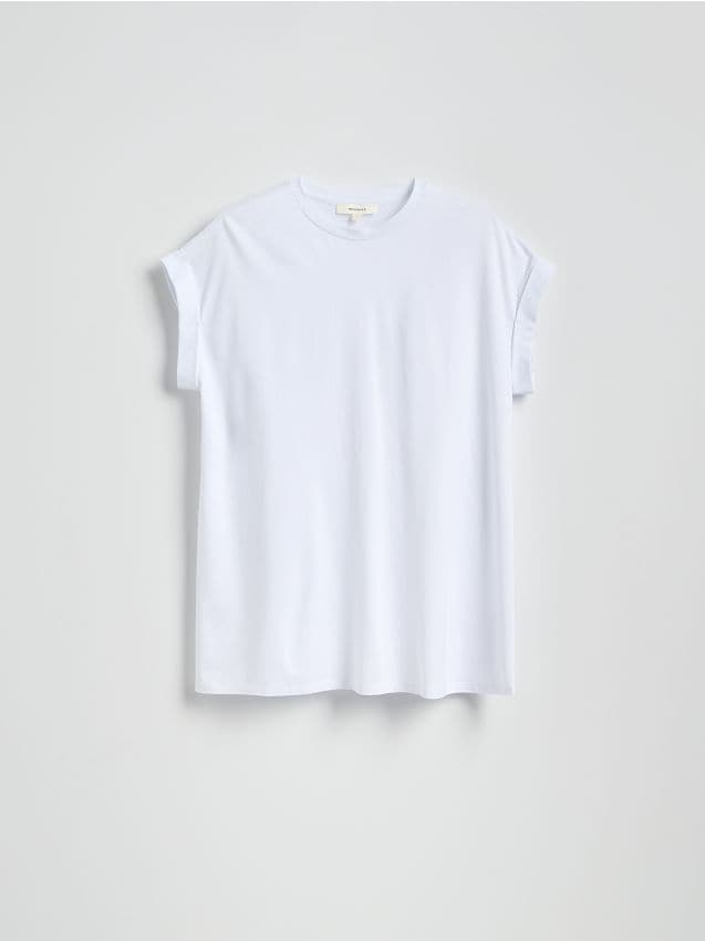 T-Shirt aus Modal-Mischung - RESERVED