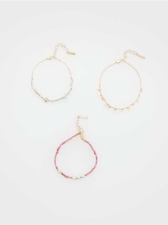 Ankle bracelet set - RESERVED