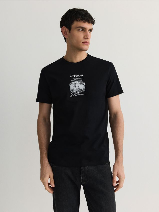 Regular fit printed T-shirt - RESERVED