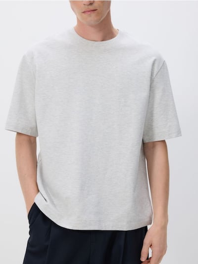 Camiseta boxy de algodón