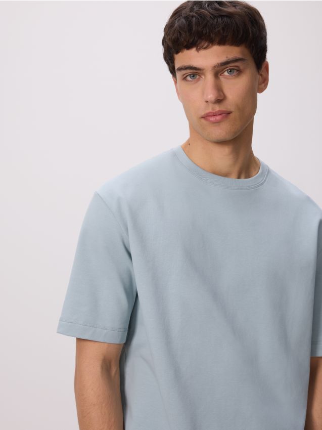 Boxy cotton T-shirt - RESERVED