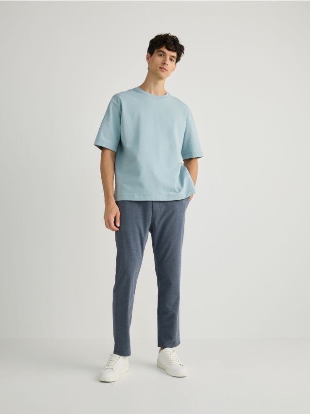 Boxy cotton T-shirt - RESERVED