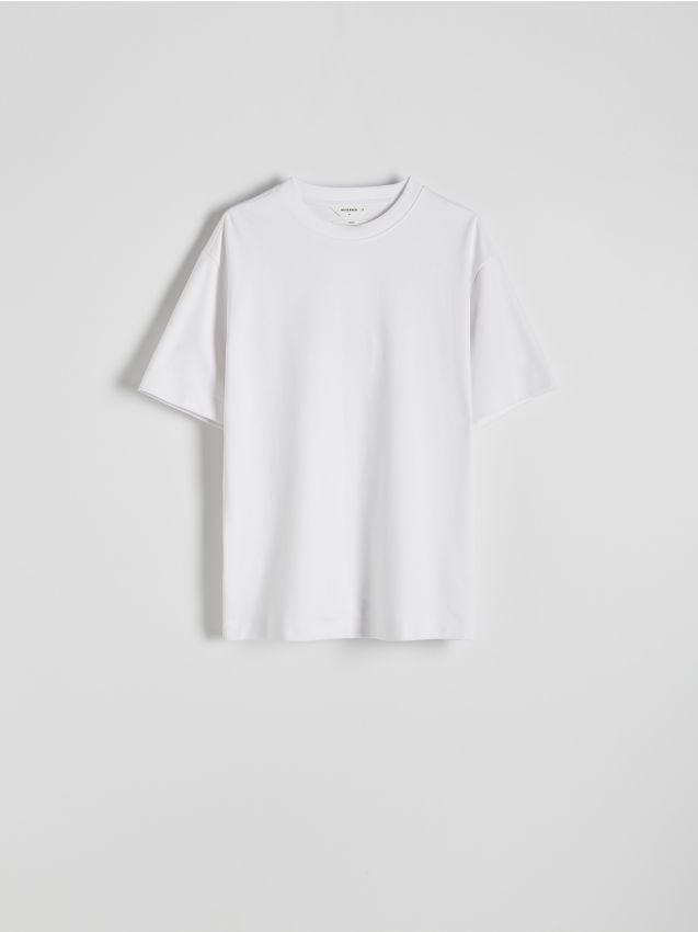 Boxy cotton T-shirt - RESERVED