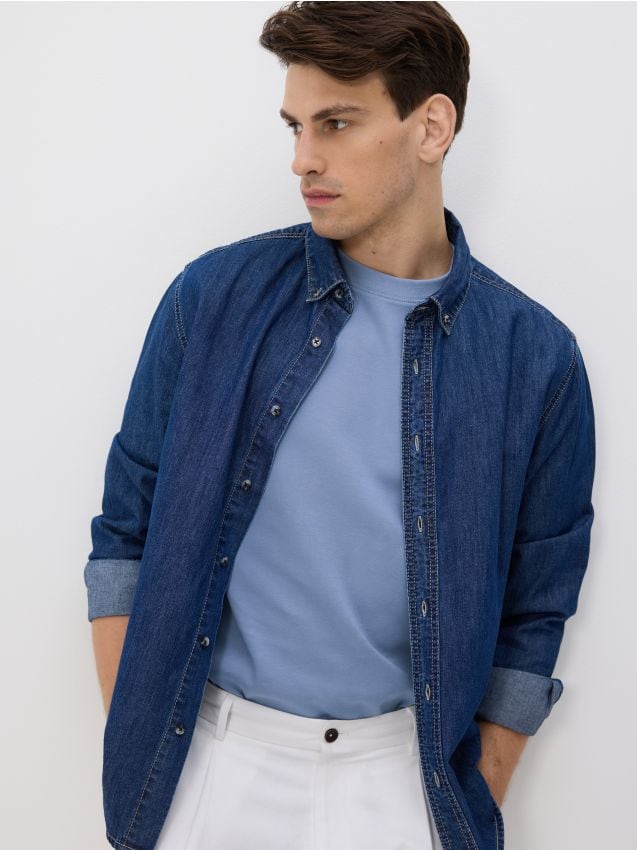 Boxy cotton T-shirt - RESERVED