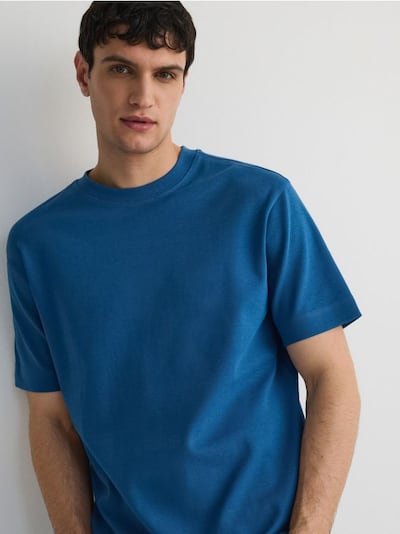 Camiseta boxy de algodón