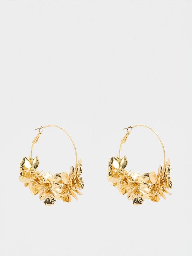 Circular drop earrings - RESERVED