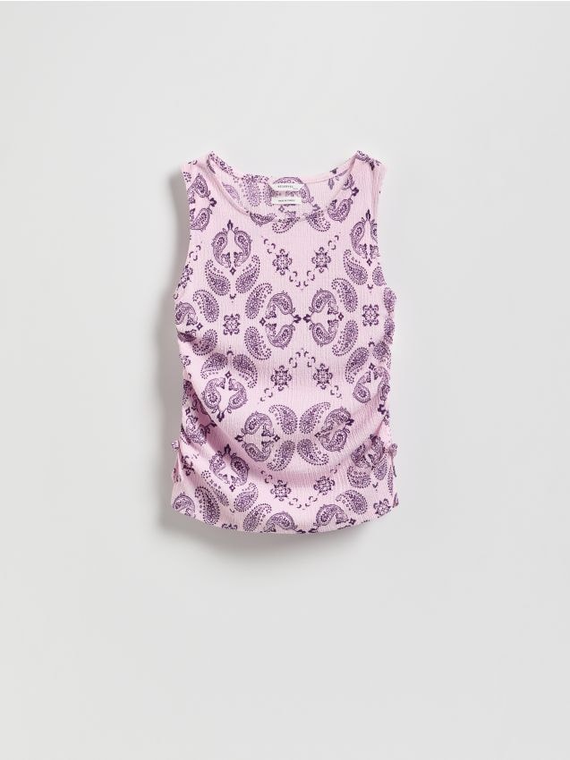 Gemusterte Bluse - RESERVED