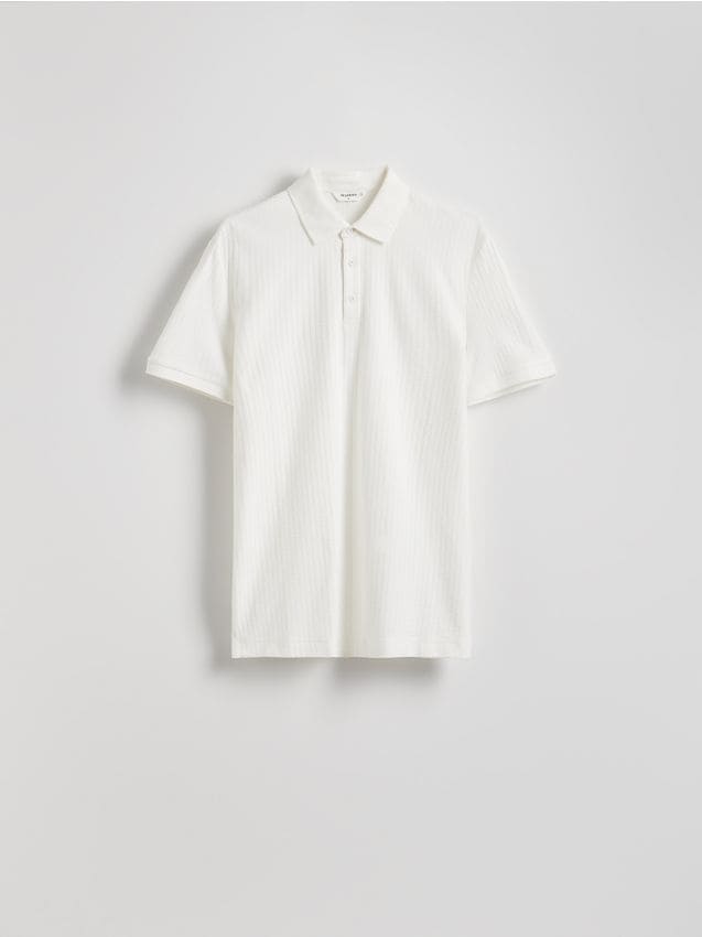 Reljeefne polosärk regular fit - RESERVED