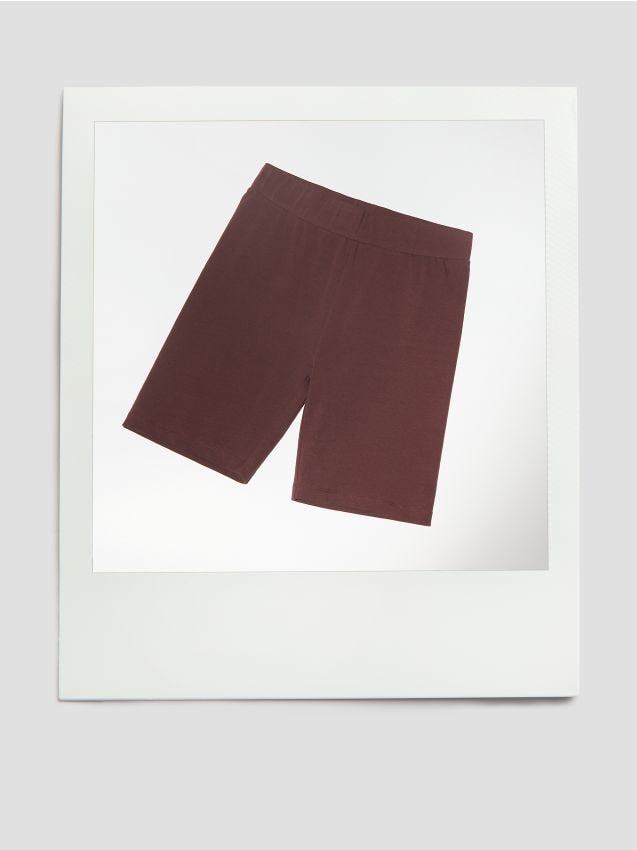 Cotton rich biker shorts - RESERVED