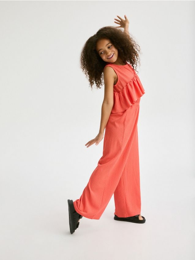 Jumpsuit with frill - RESERVED