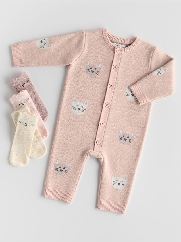 Gebreide jumpsuit - RESERVED