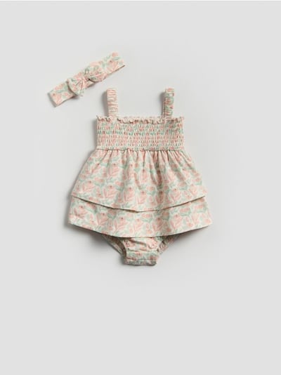 BABIES` BODY SUIT & HEADBAND