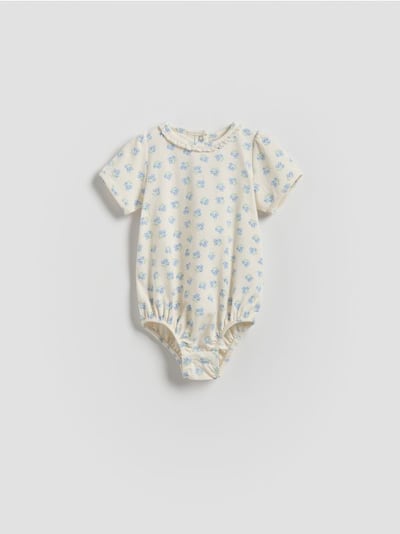 Bawełniane body w kwiaty