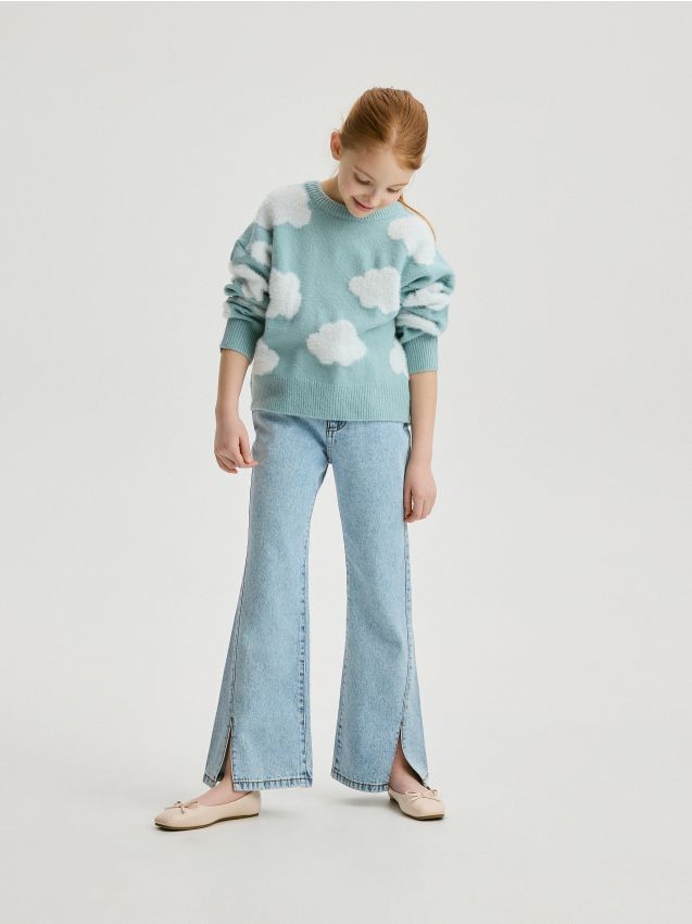 Reserved - pulover cu model - multicolor