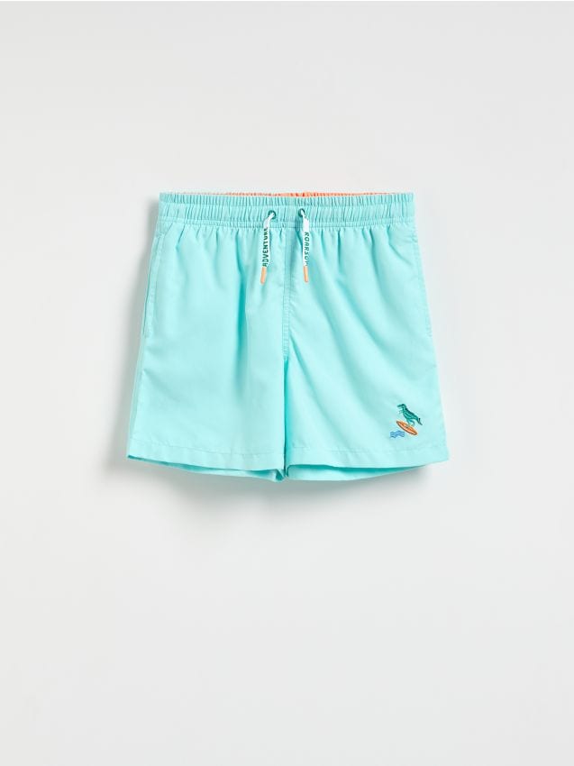 Swim shorts with embroidery - RESERVED