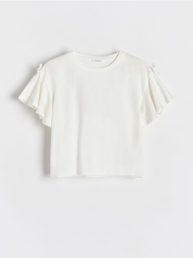 Ruffle hem blouse - RESERVED