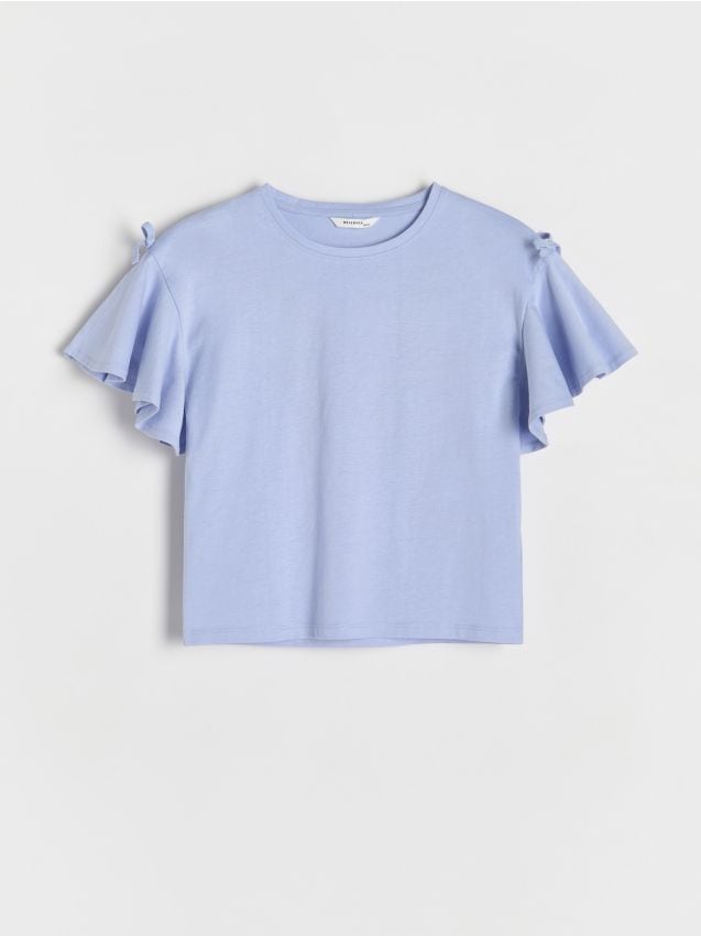 Ruffle hem blouse - RESERVED