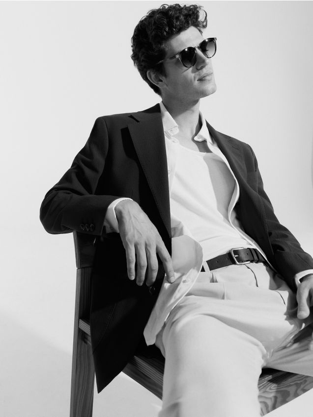 Reserved - cămașă super slim fit - alb