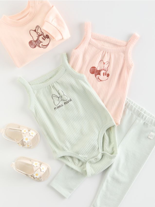 Reserved - BABIES` BODY SUIT MULTI - roz-pastel