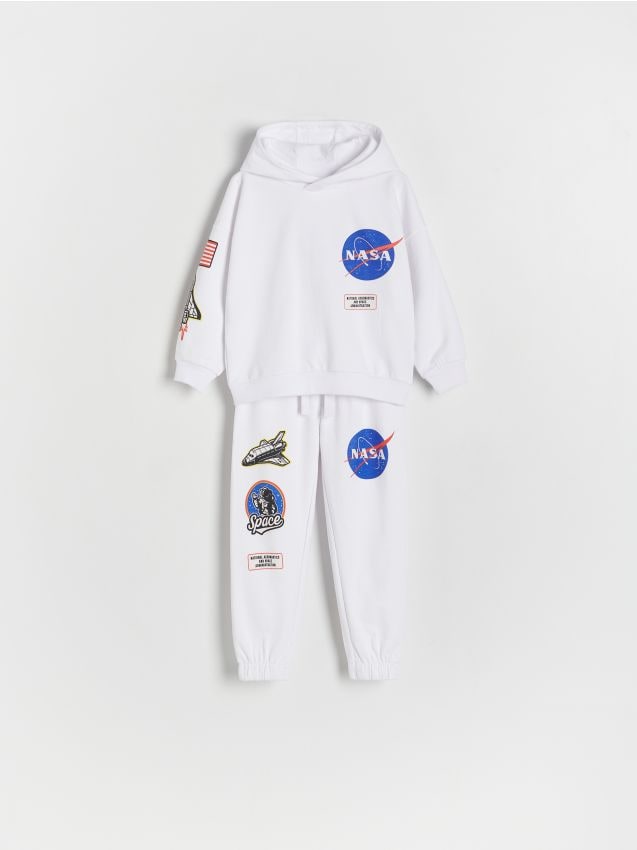 Reserved - babies` sweatshirt & trousers - alb