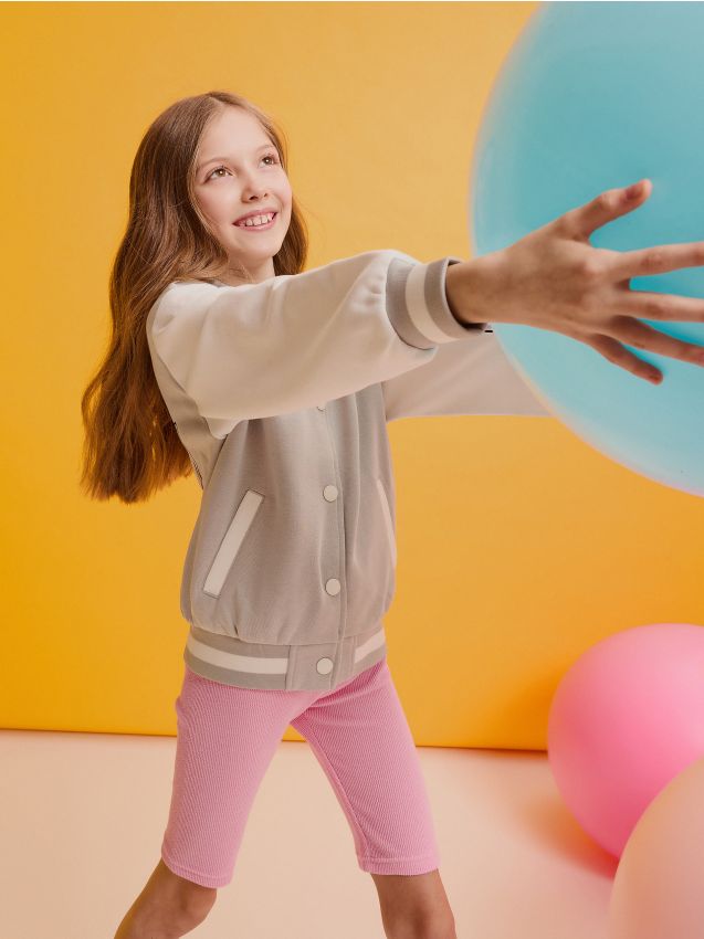 GIRLS` JOGGING TOP - RESERVED