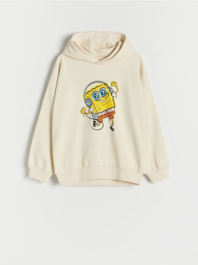 Reserved - Hanorac oversized SpongeBob - nude