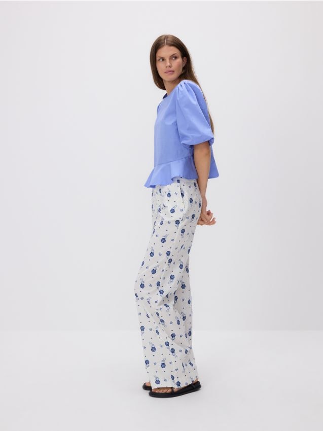 Floral trousers - RESERVED