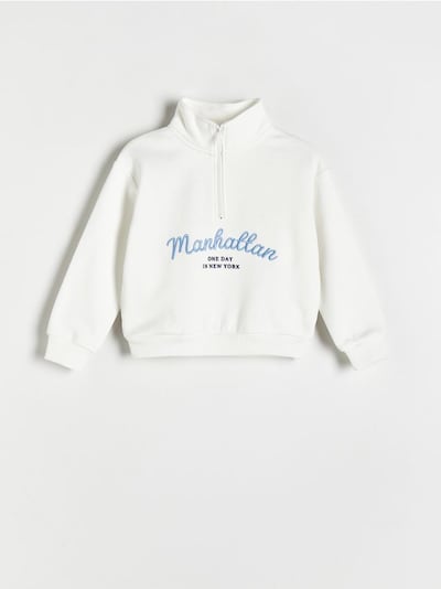 Sweatshirt with embroidery detailing