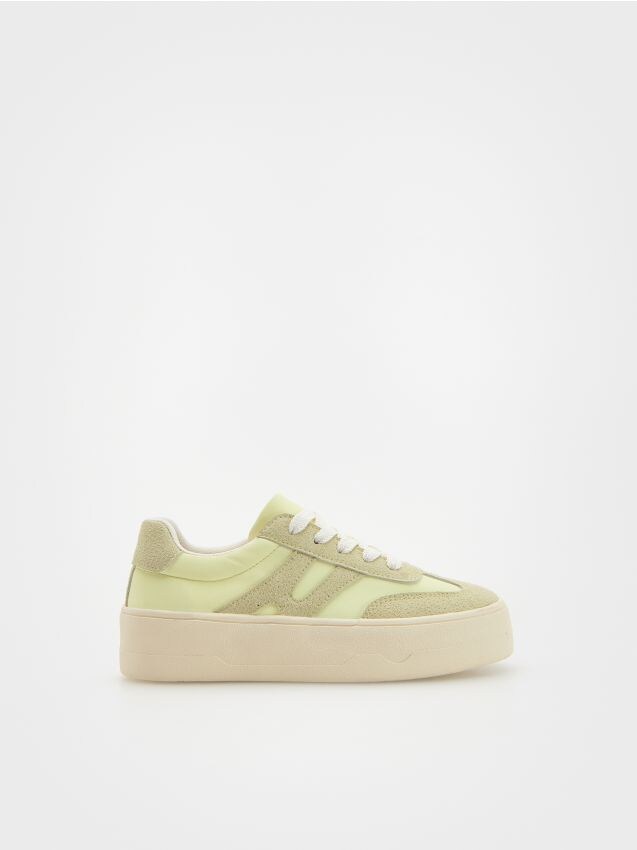 Reserved - pantofi sport - verde-deschis