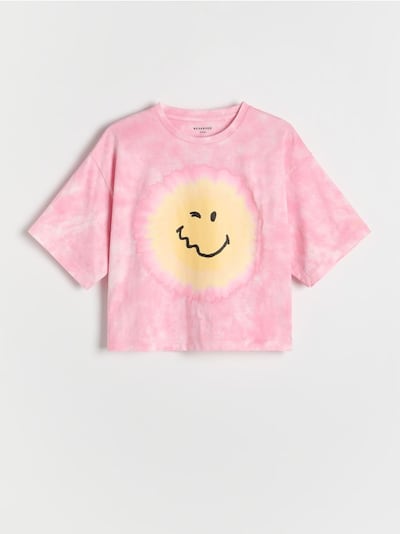 SmileyWorld® cropped T-shirt