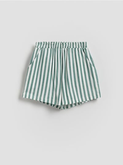 Gestreifte Shorts