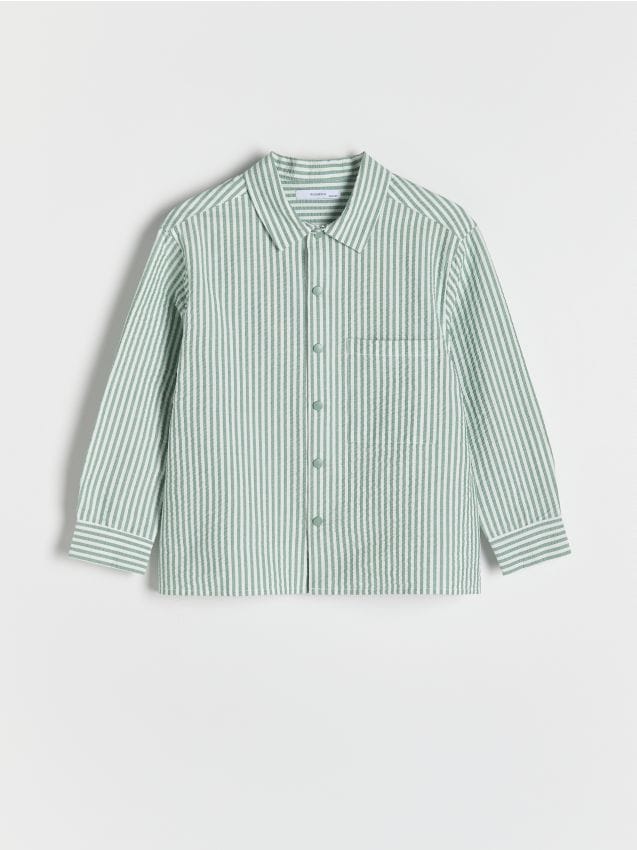 Oversized gestreepte blouse - RESERVED