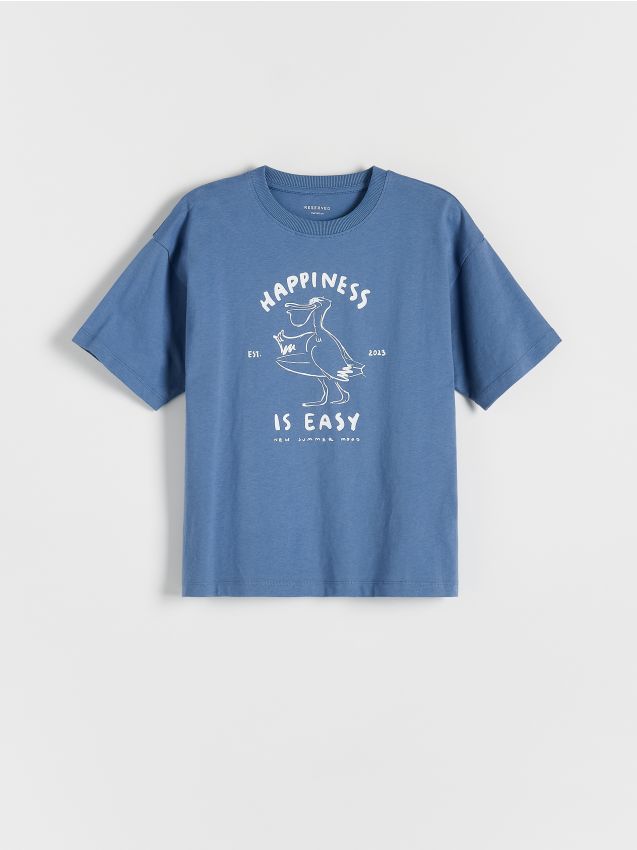 Oversized T-shirt with print - RESERVED