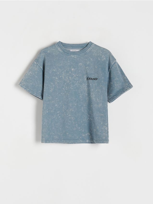 Zara WASHED EFFECT OVERSIZED T-SHIRT