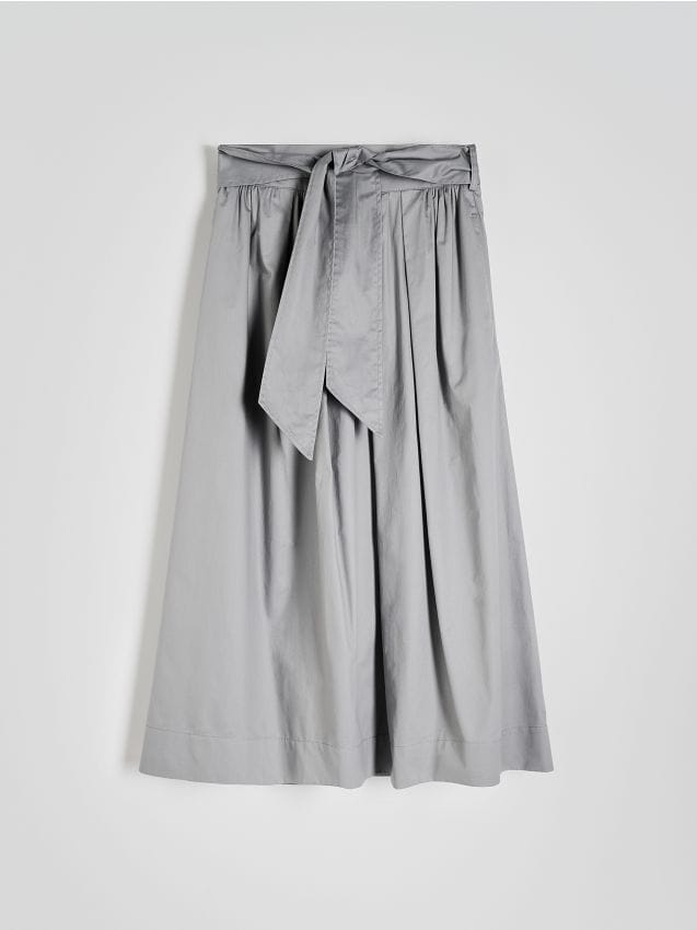Reserved - ladies` skirt - gri-neutru