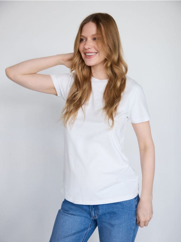 T-shirt i regular fit - RESERVED