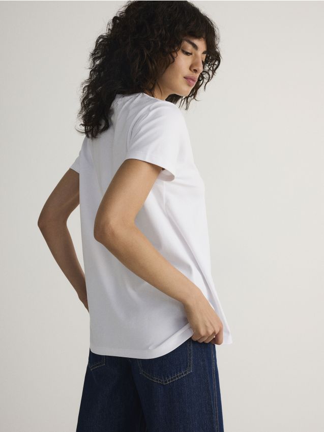 Regular fit cotton T-shirt - RESERVED