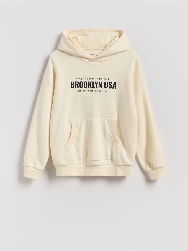 Oversized cotton rich sweatshirt - RESERVED