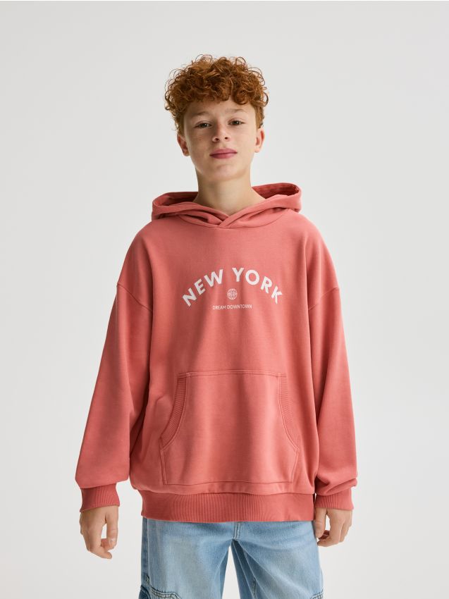 Oversized cotton rich sweatshirt - RESERVED